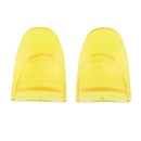 2 Pieces Anti-slip Thumbstick L2 R2 Trigger Button for Sony PS4 Game Controller Clear yellow