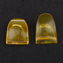 2 Pieces Anti-slip Thumbstick L2 R2 Trigger Button for Sony PS4 Game Controller Clear yellow