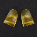 2 Pieces Anti-slip Thumbstick L2 R2 Trigger Button for Sony PS4 Game Controller Clear yellow