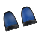 2 Pieces Replacement Part L2 R2 Extension Trigger Button for Sony PS4 Game Controller Black+Blue