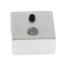 20x20x10mm Aluminum Heater Block for Makerbot MK7 MK8 3D Printer Nozzle & Nozzle Throat Hole M6