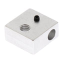 20x20x10mm Aluminum Heater Block for Makerbot MK7 MK8 3D Printer Nozzle & Nozzle Throat Hole M6