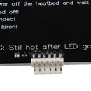 Heated Hot Bed PCB M3K 20X220mm PCB 12V120 Watt for 3D Printer Black
