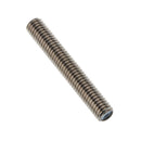 M6x40mm Stainless Steel Nozzle Throat w/Teflon Tube for 3D Printer 1.75mm Extruder