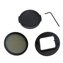 52mm CPL Filter+Lens Cap+Lens Adapter Mount Ring for Gopro Hero 5 Cameras