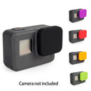 Protective Dirtproof Skin Cover Silicon Soft Lens Cap For Gopro Hero5 Purple