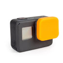 Protective Dirtproof Skin Cover Silicon Soft Lens Cap For Gopro Hero5 Orange