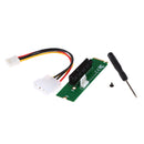 PCI-E 1X/4x to NGFF M.2 M Adapter Key Power Cable with Converter Card