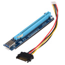 USB 3.0 PCI-E Express 1x to 16x Extender Card Adapter w/ 4Pin Power Cable