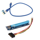 USB3.0 1x to 16x Extender Riser Card Adapter 4pin Power Cable PCI-E Express