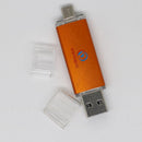 DOVEWILL Mini 2 in 1 OTG Micro USB 2.0 Flash Pen Drive Memory Stick for Android Phone Tablet Computer Gold 64G