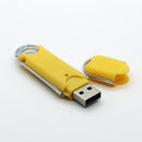 Flash Drive Memory Pen Disk Pen U Disk Thumb for Computer Data Media Storage Yellow 64G