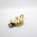 Mini 4GB USB2.0 Flash Drive Device Memory Stick For IOS Linux Windows Moon Shape