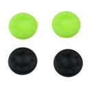 2Pair Silicone Thumbstick Grip Skin + Cover Case for PS4 Control Game Pad Green