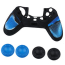 2Pair Thumbstick Cap Silicone Camo Skin Grip Case for PlayStation PS4 Blue
