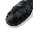 1Pair Anti-slip Grip Soft Rubber Rear Handle Grip for PS4 Dualshock 4 Durable Black+White
