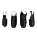 1Pair Anti-slip Grip Soft Rubber Rear Handle Grip for PS4 Dualshock 4 Durable Black+White