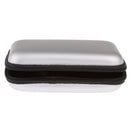 Silver PU Waterproof Carrying Travel Case Pouch for 2.5'' External HDD/Headset