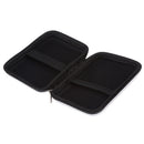 Silver PU Waterproof Carrying Travel Case Pouch for 2.5'' External HDD/Headset