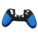 4 Pieces Thumbstick Cap Silicone Camo Skin Grip Case for PlayStation PS4 Blue
