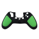 4 Pieces Thumbstick Cap Silicone Camo Skin Grip Case for PlayStation PS4 Green