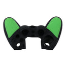 4 Pieces Thumbstick Cap Silicone Camo Skin Grip Case for PlayStation PS4 Green