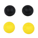 4 Pieces Thumbstick Cap Silicone Camo Skin Grip Case for PlayStation PS4 Yellow