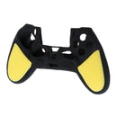 4 Pieces Thumbstick Cap Silicone Camo Skin Grip Case for PlayStation PS4 Yellow