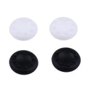 4 Pieces Thumbstick Cap Silicone Camo Skin Grip Case for PlayStation PS4 White