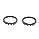 High-end Chrome Thumbstick Accent Rings With Teardown Rod Tool for Xbox One Elite Controller Black