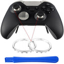 High-end Chrome Thumbstick Accent Rings With Teardown Rod Tool for Xbox One Elite Controller Silver