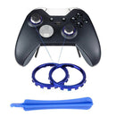 High-end Chrome Thumbstick Accent Rings With Teardown Rod Tool for Xbox One Elite Controller Blue
