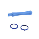 High-end Chrome Thumbstick Accent Rings With Teardown Rod Tool for Xbox One Elite Controller Blue