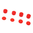 8X Anti-slip Silicone Precision Raised Analog Sticks Thumb Grips for PS4 Red