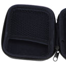 Anti-shock Earphone Earbuds Hard Case Headphone Storage Bag Pouch Mesh Pocket Black