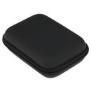 Anti-shock Earphone Earbuds Hard Case Headphone Storage Bag Pouch Mesh Pocket Black