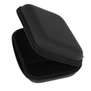 Anti-shock Earphone Earbuds Hard Case Headphone Storage Bag Pouch Mesh Pocket Black