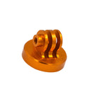 Aluminum Tripod Mount Adapters Mini Mount with 1/4" for Gopro Action Camera Gold