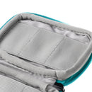 Flash Drive Case Bag USB Thumb Carrying Storage with Padded Protection 6 Slots Blue
