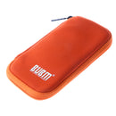 Flash Drive Case Bag USB Thumb Carrying Storage with Padded Protection 9 Slots Orange