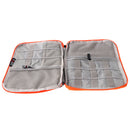 Portable Travel Mini USB Cable Cord Earphone Flash Drive Bag Storage Pouch L Gray
