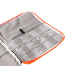 Portable Travel Mini USB Cable Cord Earphone Flash Drive Bag Storage Pouch L Gray