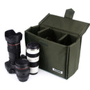 Waterproof DSLR SLR Camera Insert Bag Camera Inner Shockproof Case Bag with Removable Partition Padded for Camera Lens Accessories