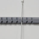 Cable Winder Earphone Cord Organizer Wire Storage Silicon Charge Holder Clip Grey