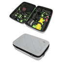 Carrying Case Accessories Storage Box with Carry Handle for Gopro Cameras L Black