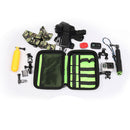 Carrying Case Accessories Storage Box with Carry Handle for Gopro Cameras L Black