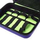 Carrying Case Accessories Storage Box with Carry Handle for Gopro M Blue