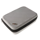 Carrying Case Accessories Storage Box with Carry Handle for Gopro M Gray