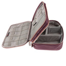 Waterproof Electronics Accessories Travel Organizer Cable Smartphone Tablet Parts Storage Bag Purple