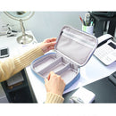 Waterproof Electronics Accessories Travel Organizer Cable Smartphone Tablet Parts Storage Bag Purple